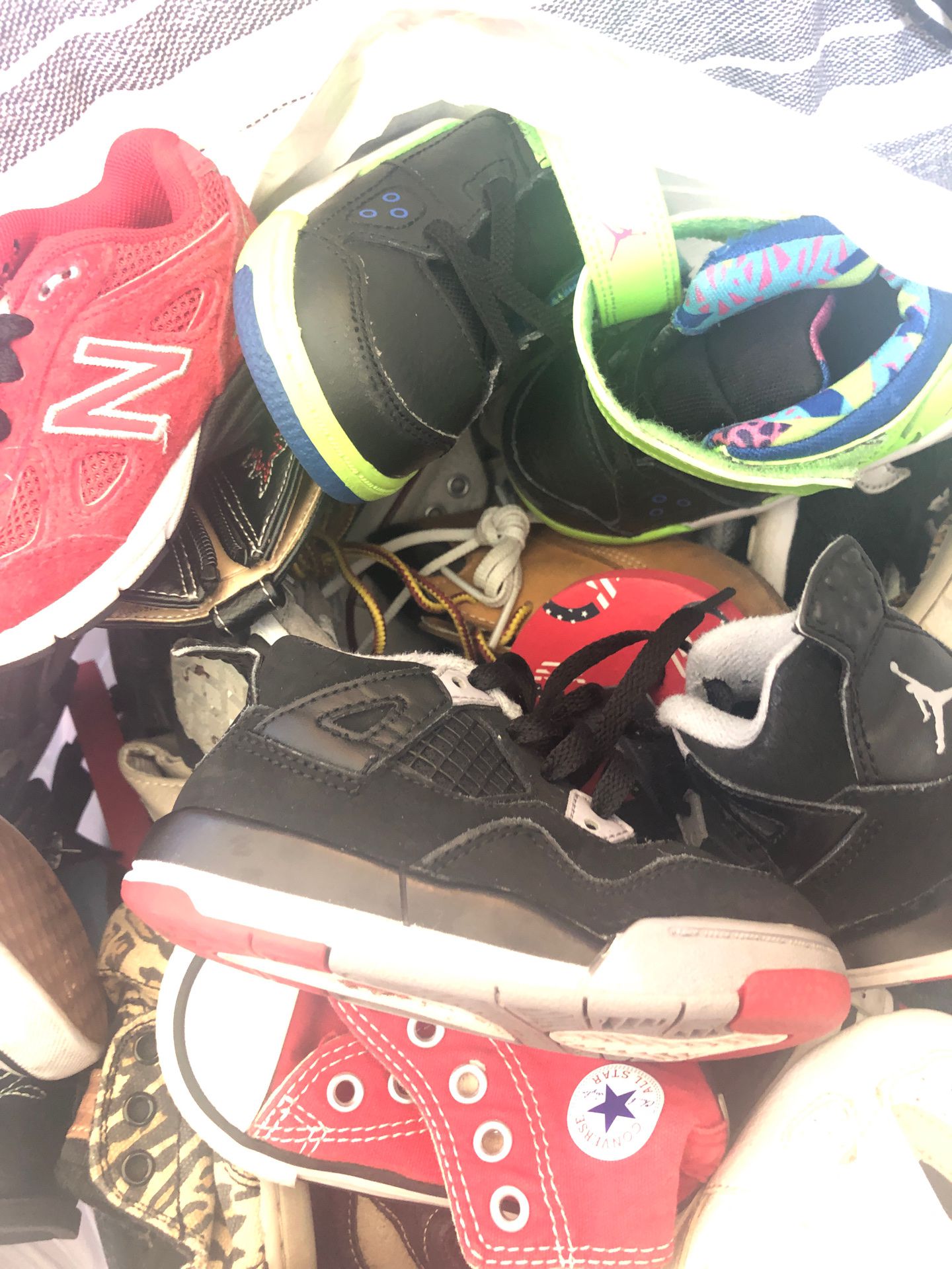 60 pairs of toddler shoes