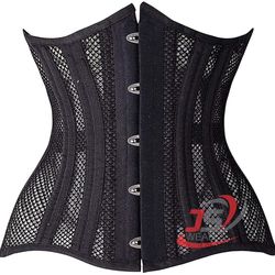 Heavy Duty Steel Bond Under Bust Mesh Waist Training Corset