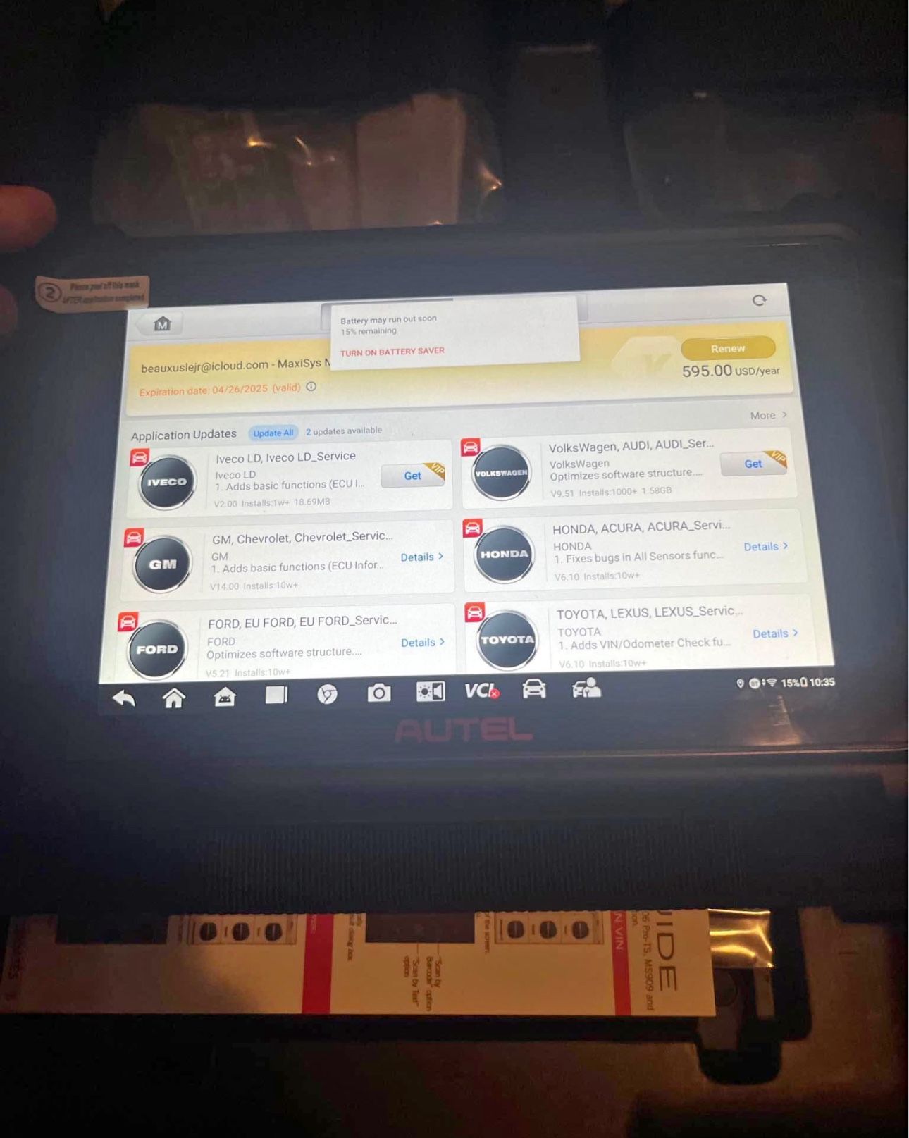 Autel Scanner