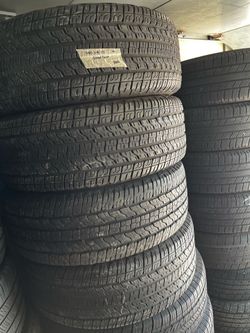 4 USED 25565R17GOODYEAR ALL SEASON TIRES for $300 installed and balance. 25565R17 255 65 17 255 65 R 17 255/65/17 255/65/R17  All USED tires come with