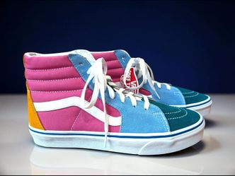 NWT Vans Sk8-Hi Pastel Colorblock High Top Sneakers Men’s 9 / Women’s 10.5