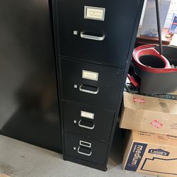 3 4-drawer Hon Filing Cabinets Plus 1 2-drawer