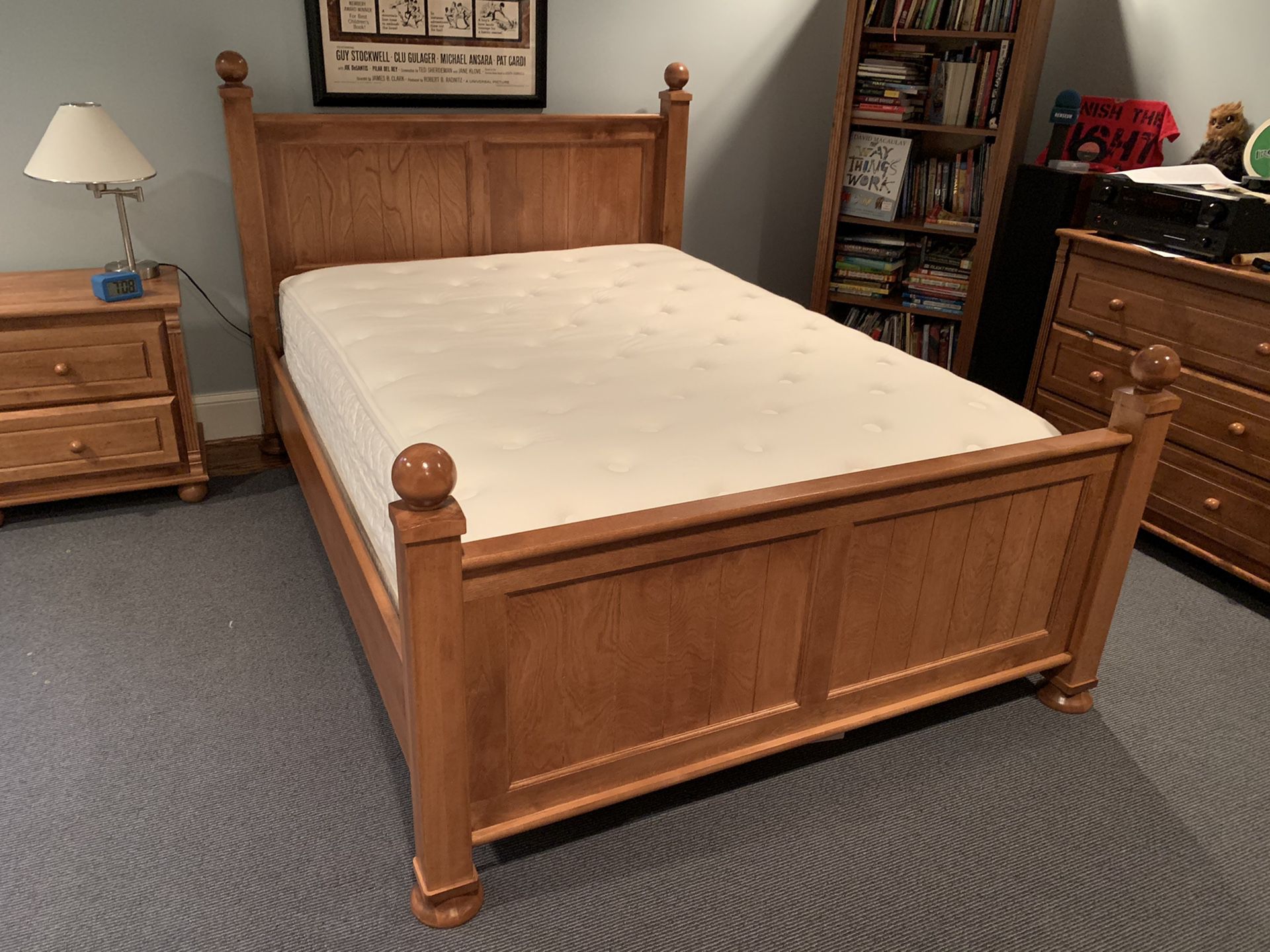 Bellini “Jacob” Full Sized Bed + Stearns & Foster Mattress