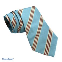 Banana Republic Tie Necktie Men’s 100% Silk Blue