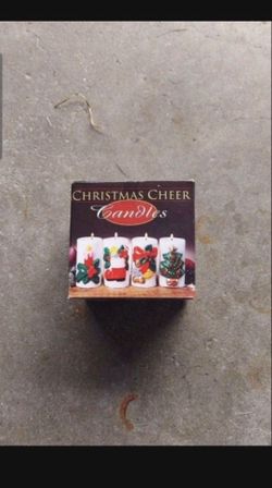 Christmas Cheer Candles Vintage Collectible Box8