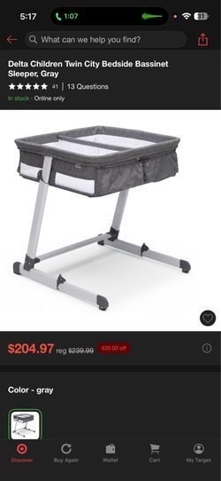 twin bassinet