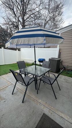 Outdoor table set