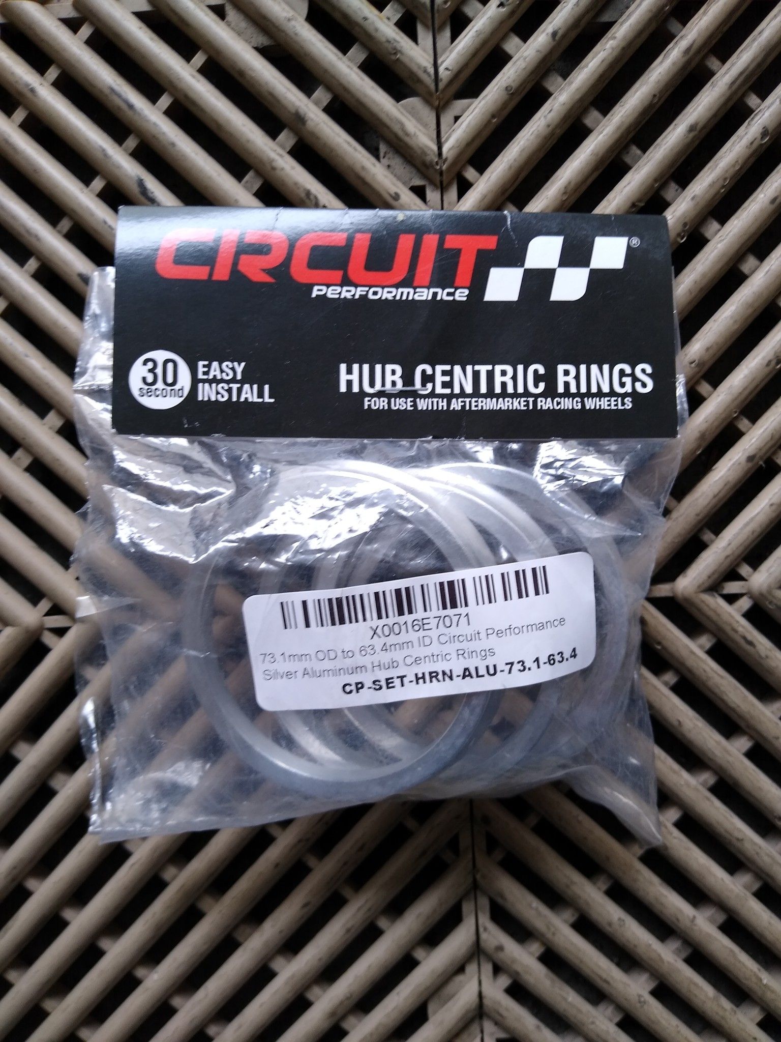 73.1mm-63.4 mm Aluminum Hub Centric Rings