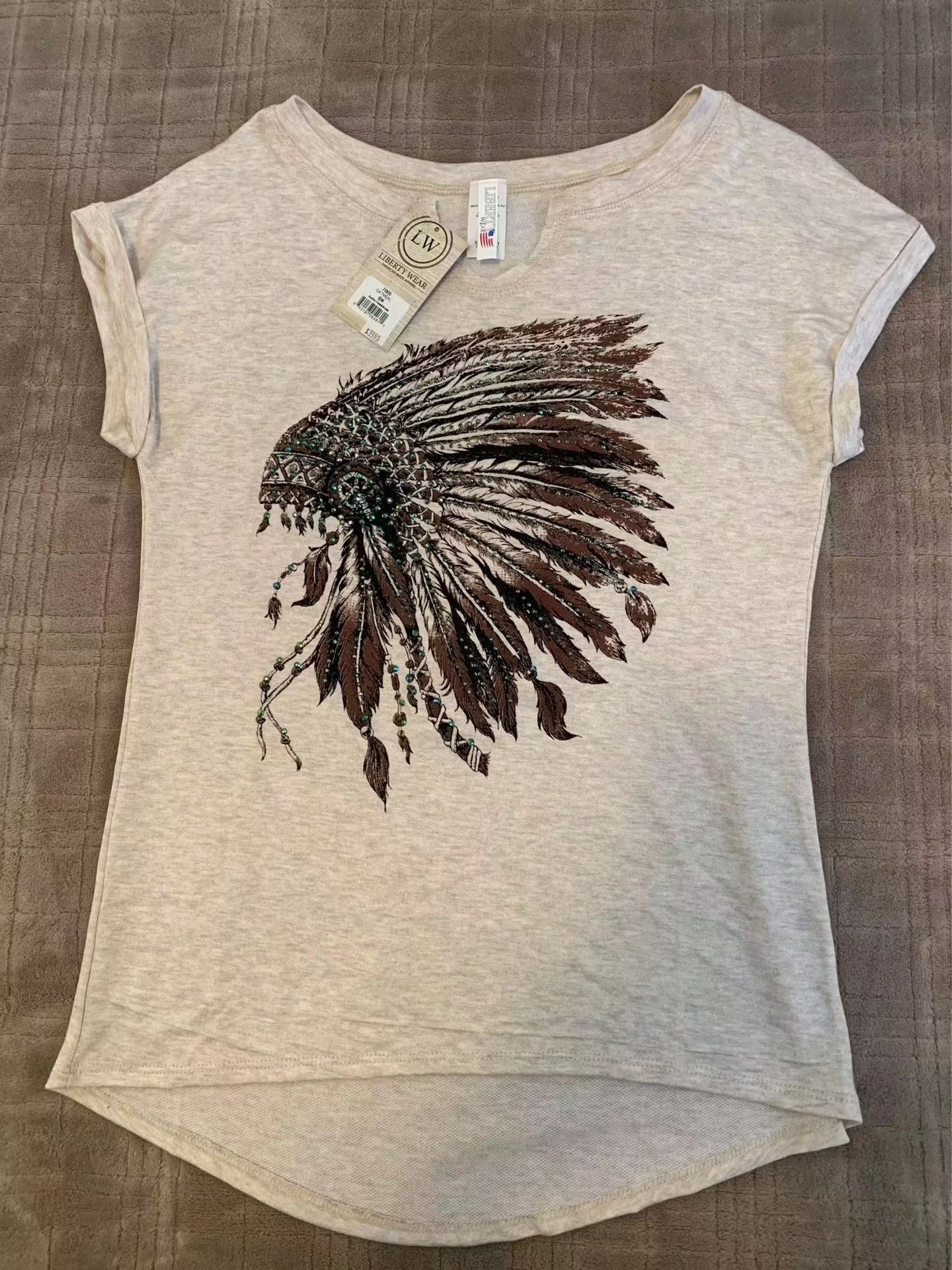 Totem pattern T-shirt