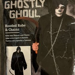 Ghostly Ghoul Hooded Robe And Chains Included 