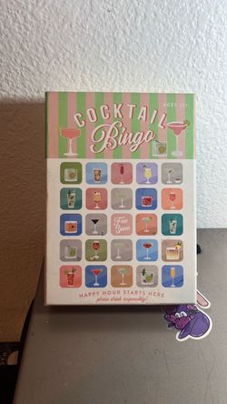 Cocktail Bingo Adult Party Game