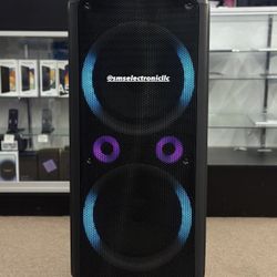 Powerful Party Speaker 2x12" Woofers & 2 UHF Wireless Mic FREE 