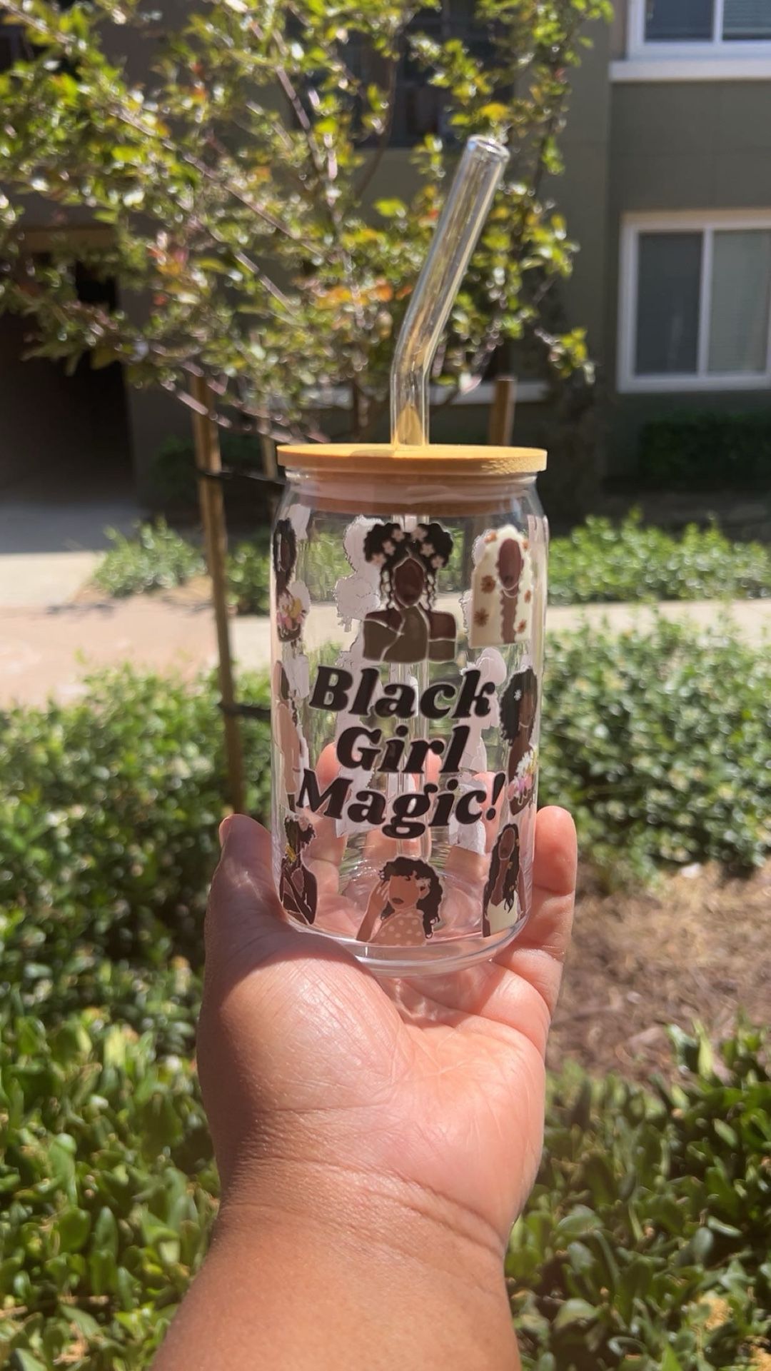 Custom Glass Cups – Aesthetic Iced Coffee Libbey Tumblers