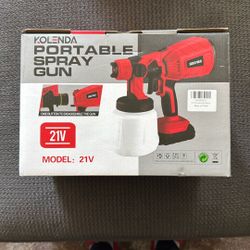 Cordless Paint Sprayer for Dewalt 20v Max Battery,Handheld HVLP Paint Sprayer Gun for Makita 18v Battery, Paint Sprayers for Home Interior and Exterio