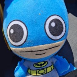 DC Comics BATMAN Plush Big Head Blue Doll Caricature Plushie