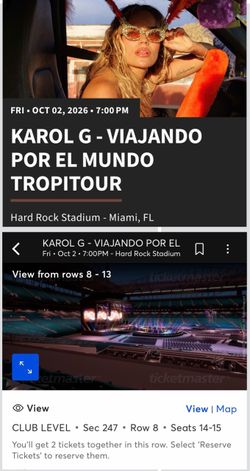 Save on expensive Fees “Karol G Concert”