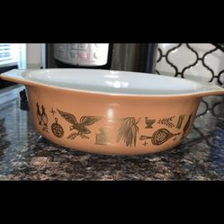 Pyrex Early American 043 Casserole Dish