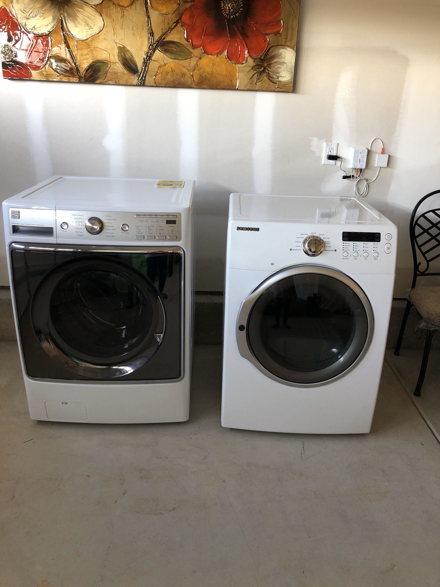 Kenmore & Samsung Washer and Dryer - Like New
