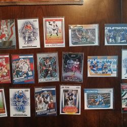 Football Inserts Cards 