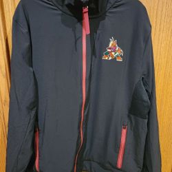 Arizona Coyotes Utah Hockey Club Fanatics Authentic Pro Full Red Zip Kachina Jacket Large NEW 