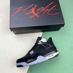 Jordan 4 SE Black Canvas 30