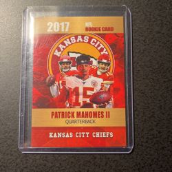 Patrick Mahomes 2017 Rookie Card