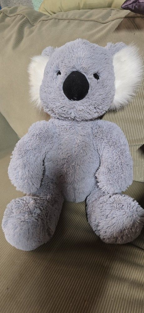 Koala Bear Stuffed Grey Soft