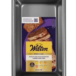 Wilton Premium Non-Stick Baking Bread Loaf Pan 9x5 Meatloaf & Banana Bread
