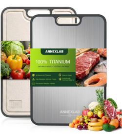 Brand new 2-Sided Metal Chopping Board