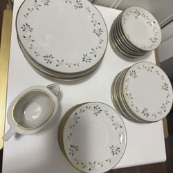 41 piece Princess China Riviera Dinnerware