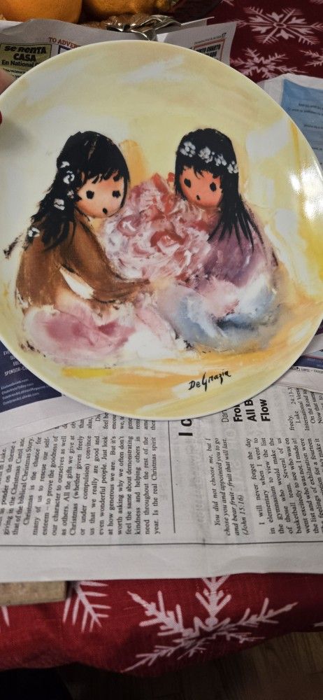 Two Children of the Sun Plates