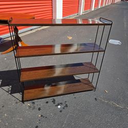 Mid Century metal shelf