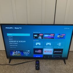32’ Philips Roku Smart Tv