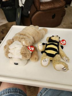 USED TY CHURCHILL BULLDOG & BREEZE THE BEE $10 EACH