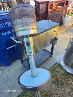 OutSide Heater & rolling Ice Chest