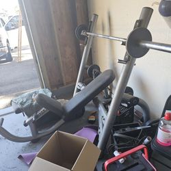 2 Benches Plus Weights