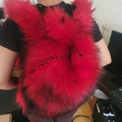 Faux Fur Backpack