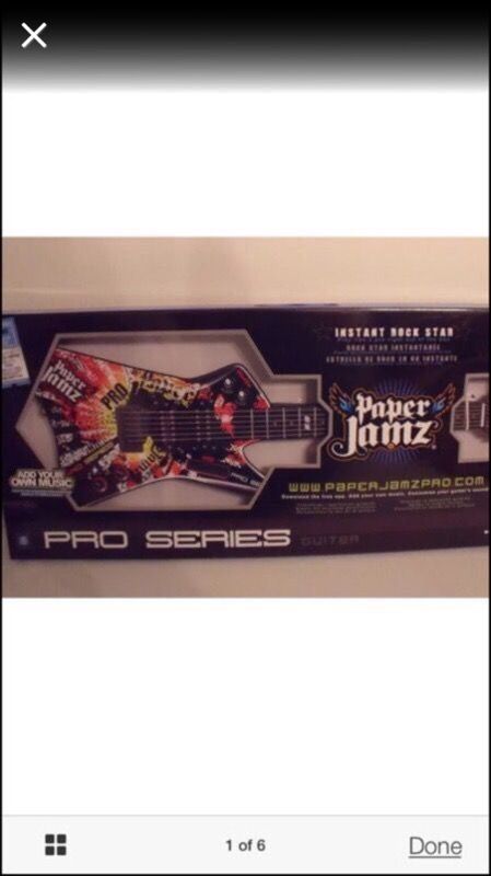 New paper jamz guitar