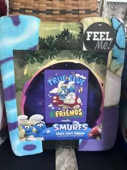 Smurfs Movie Blanket