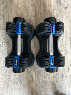 Adjustable dumbbells
