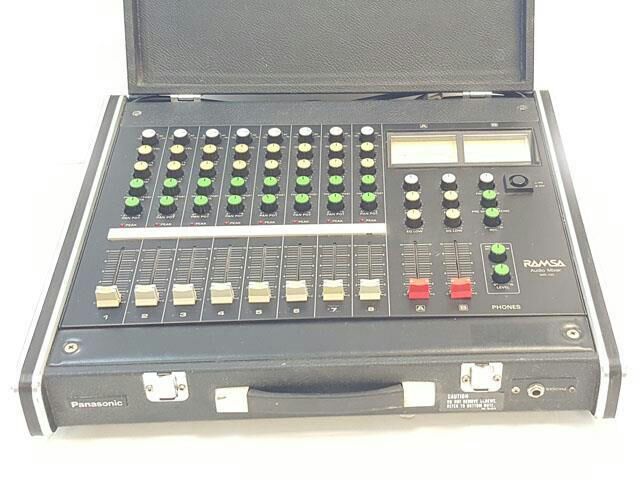 VINTAGE PANASONIC RAMSA WR-130 8 CHANNEL SOUND BOARD CONTROL CONSOLE