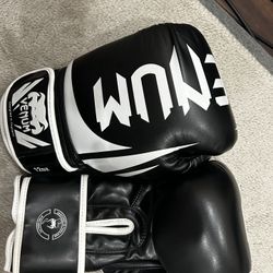 Venum Challenger 2.0 Boxing Gloves - Black/White