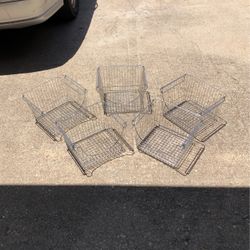 $20 For All 5 Stainless Steal Pantry Baskets