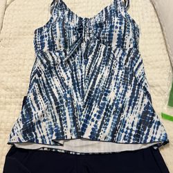 New With Tags Xl  Navy Bathing suit $17