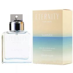 Eternity Summer 2019 by Calvin Klein 3.4 oz EDT Cologne for Men New in Box