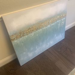 Abstract Canvas Wall Print (pier 1)