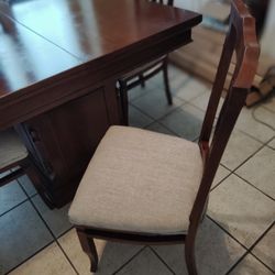 Wood Dining Room Room Set. 