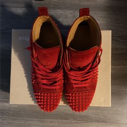 Christian Louboutin Flat Velours/strass 