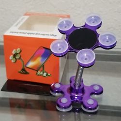 Magic Suction Cup mobile Purple phone bracket