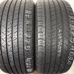 2 Tires 275 40 20 Goodyear Eagle Sport All Season 
